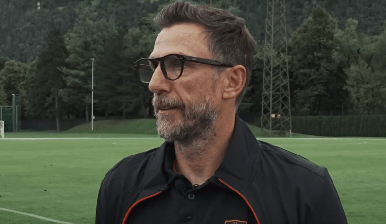 Di Francesco allenamento